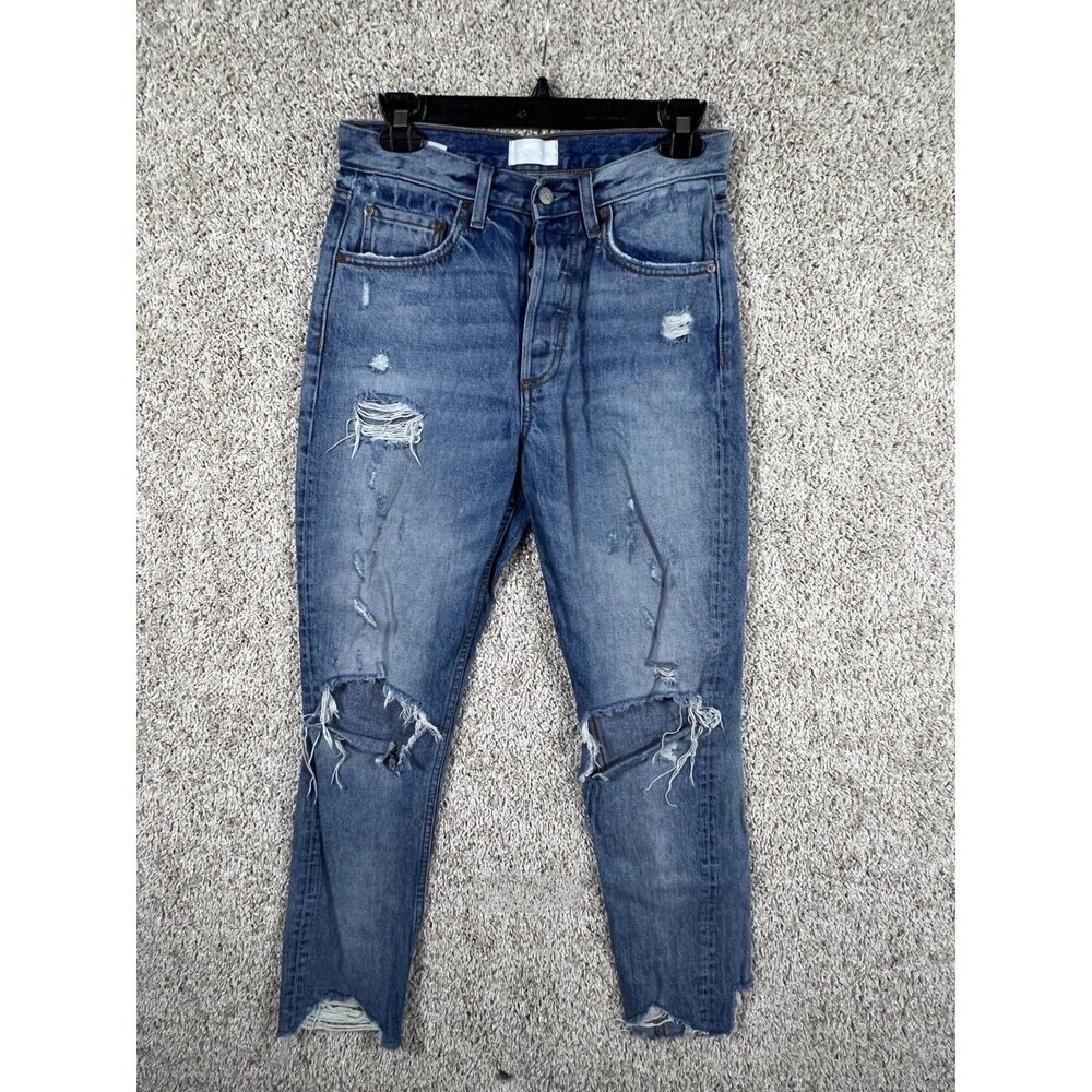 Boyish The Kirby Rigid Vintage Straight Leg Jean in The Birds - 26